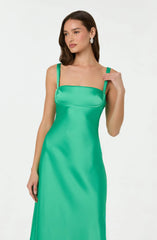 Stacie Satin Maxi Dress