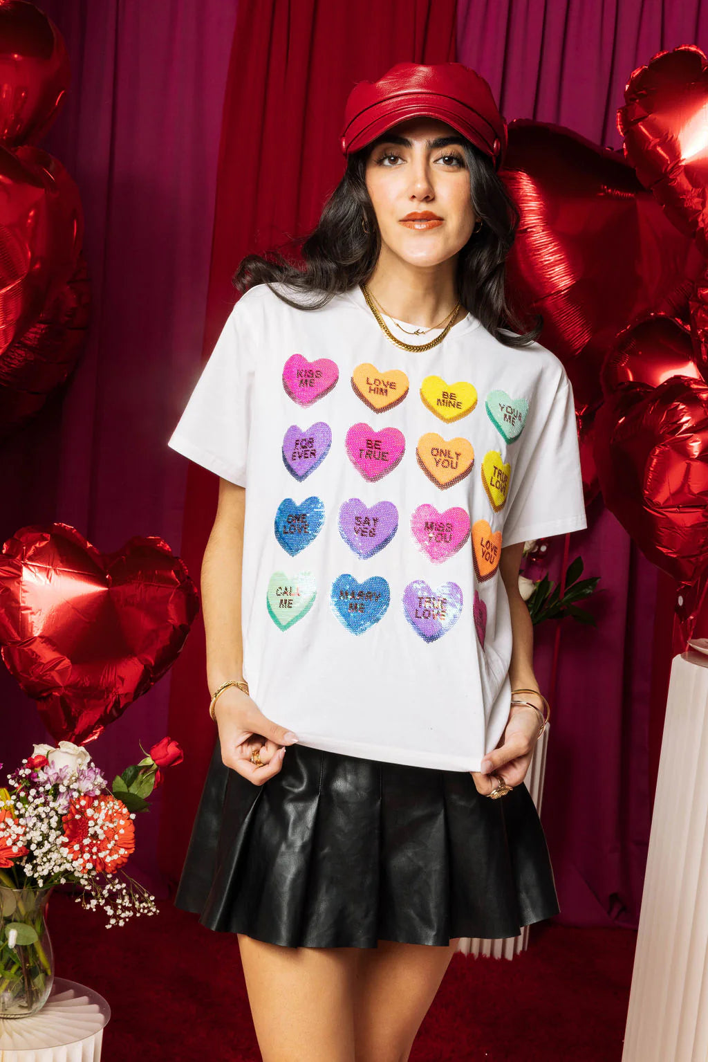 White Sweetheart Tee