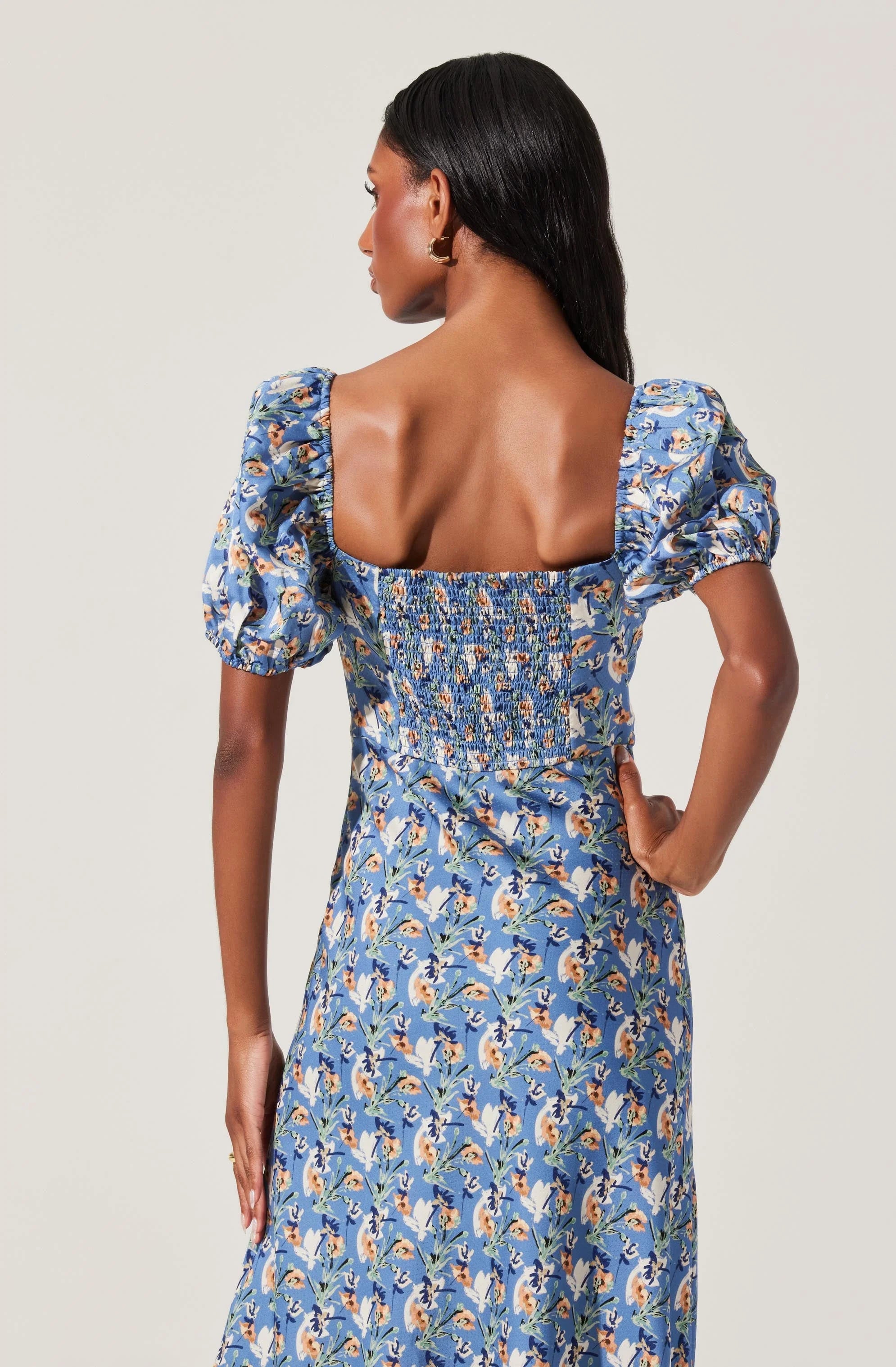 Sylvie Floral Bustier Maxi Dress