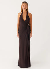 So Chic Maxi Dress - Cool Chocolate