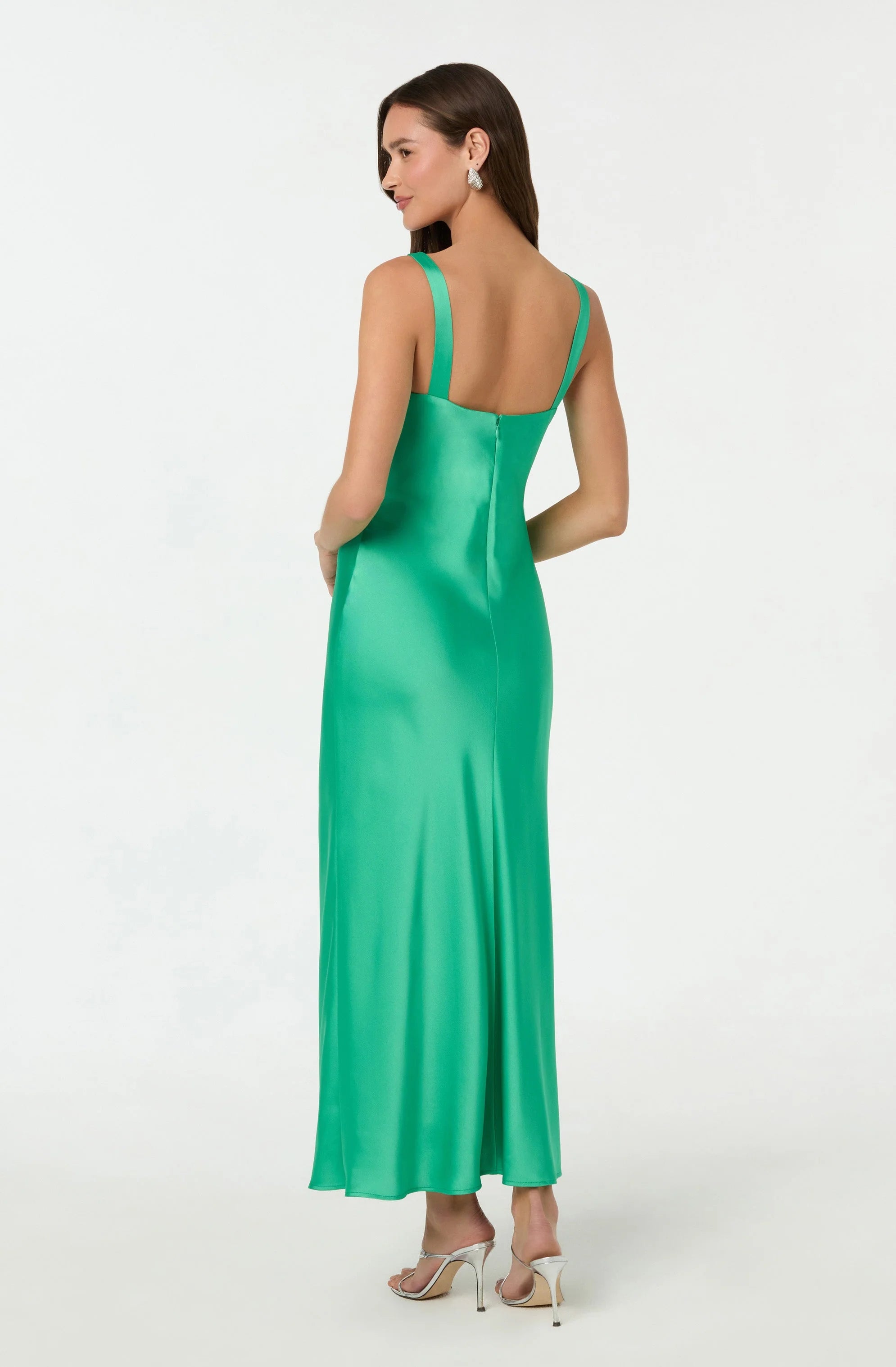 Stacie Satin Maxi Dress