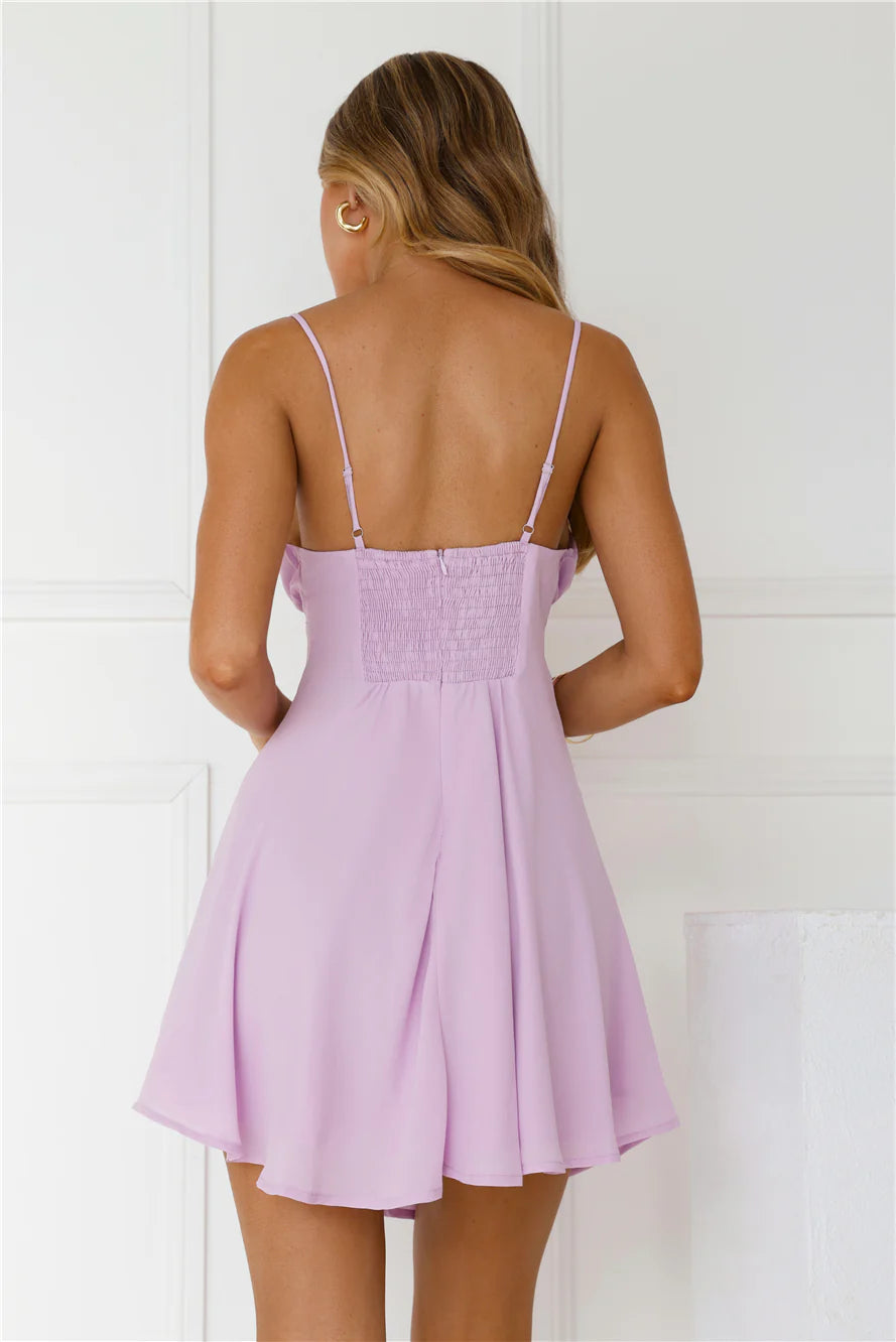 Smile Back At Me Mini Dress Yellow
