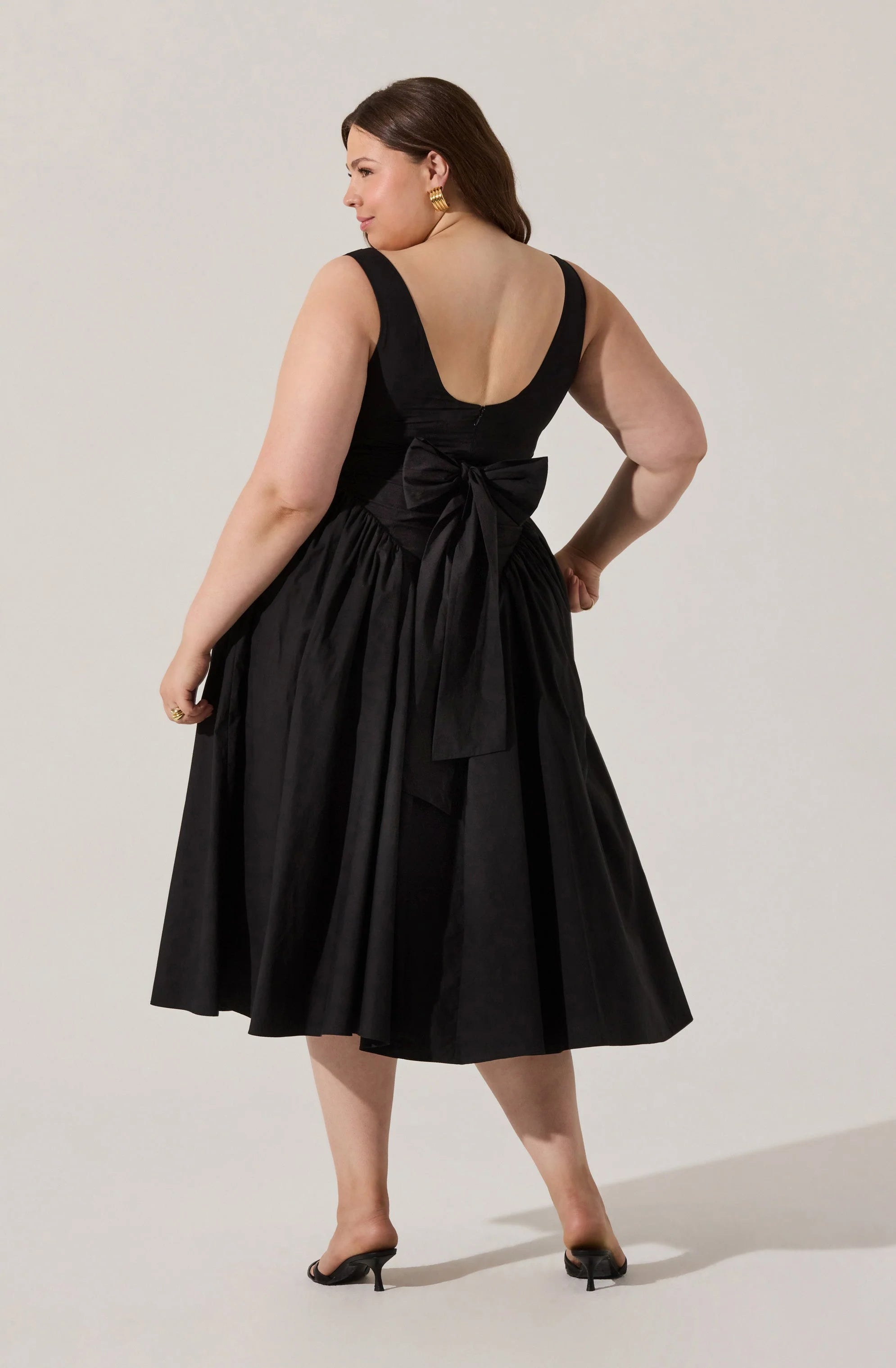 Vinya Poplin Drop Waist Dress