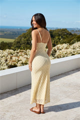 Wildflower Maxi Dress Yellow