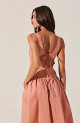 Thierry Linen Midi Dress