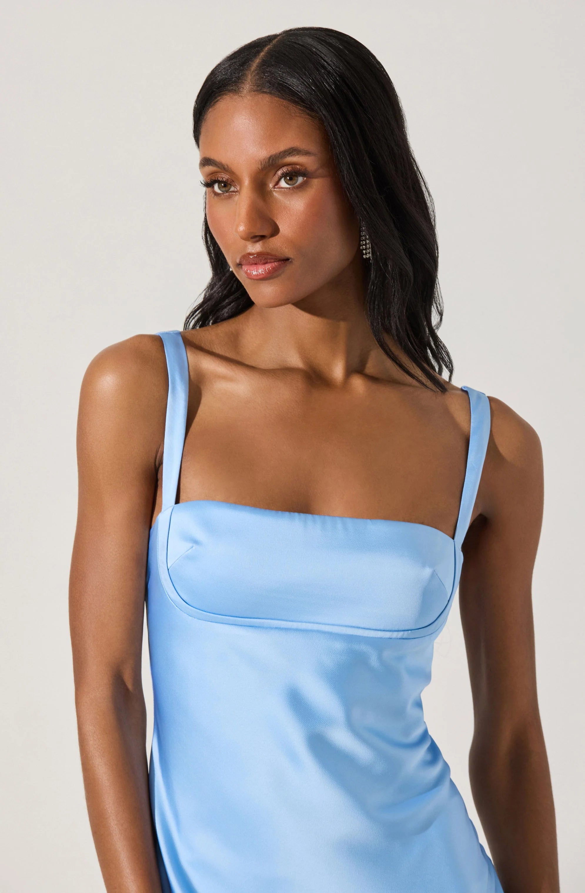 Stacie Satin Maxi Dress