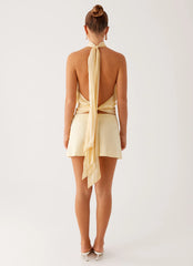 Willow Chiffon Top - Yellow