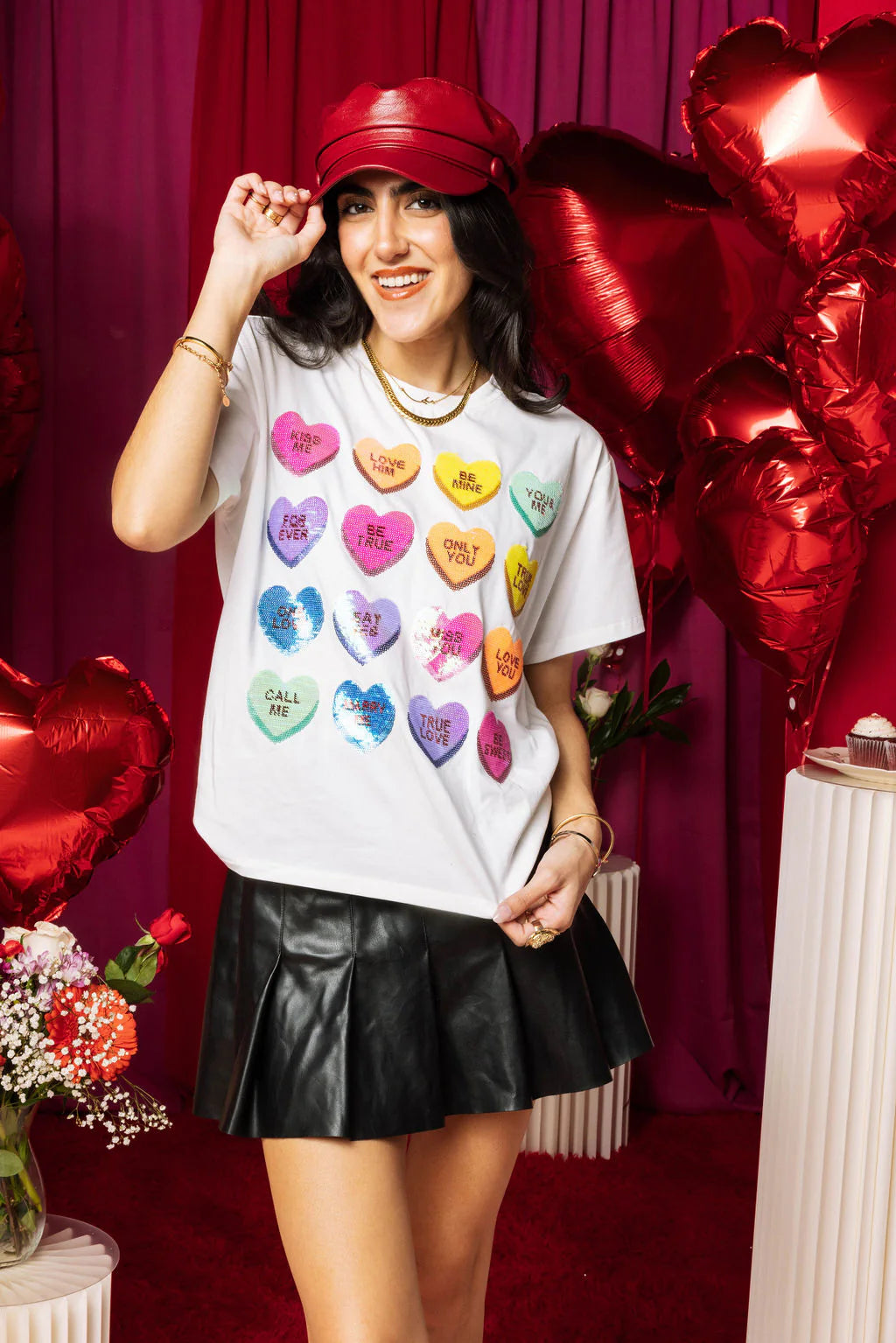 White Sweetheart Tee
