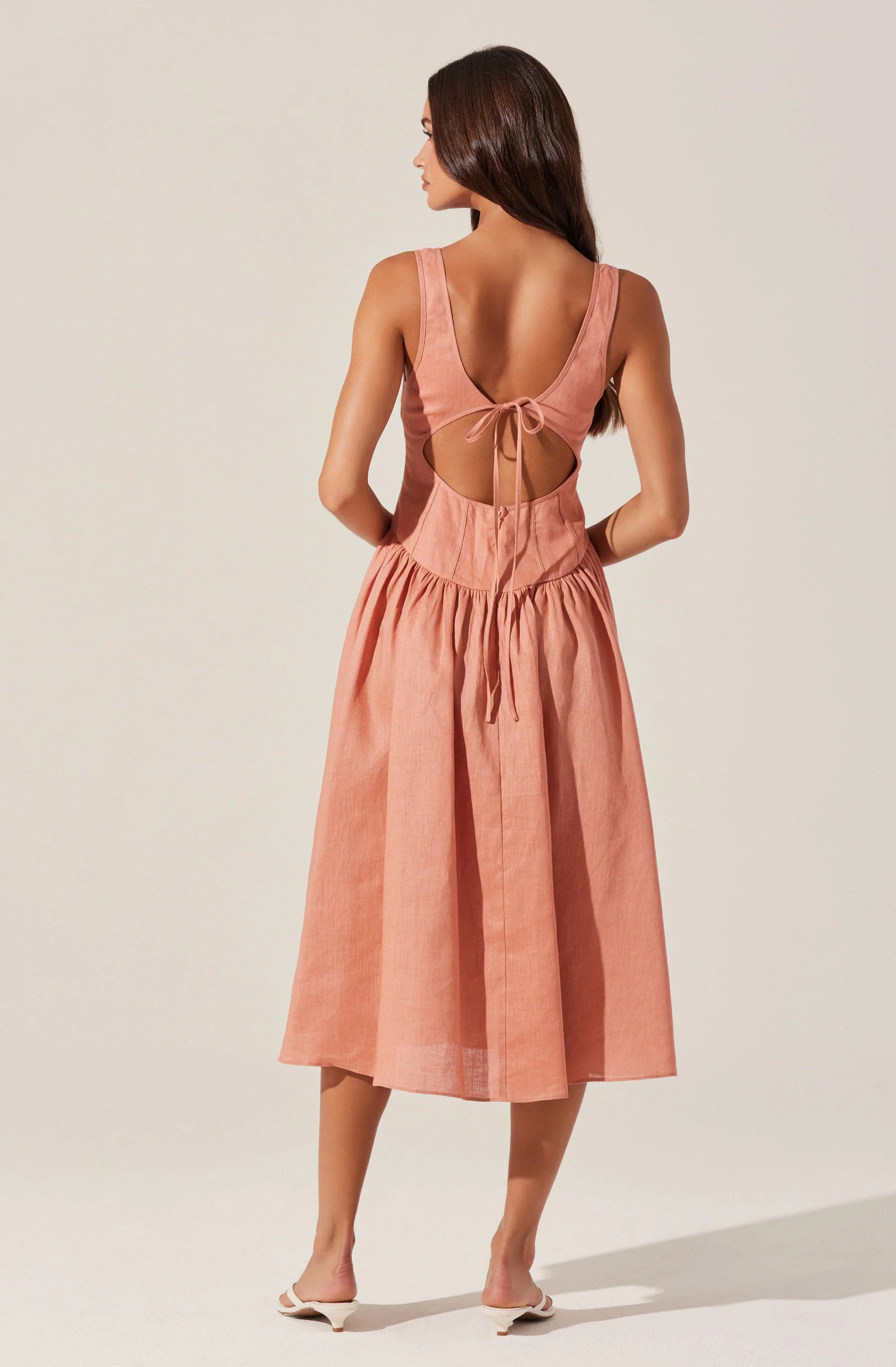 Thierry Linen Midi Dress
